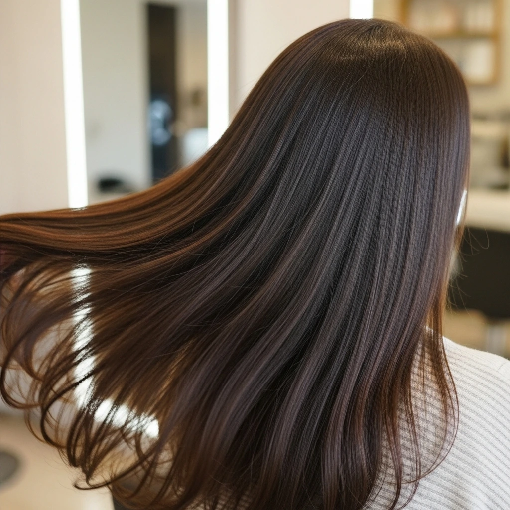 Trabajo de peluquería: tratamiento de keratina