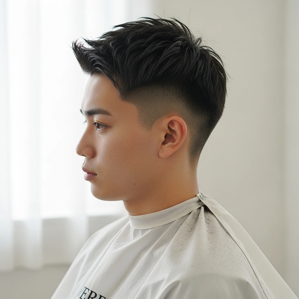 Trabajo de peluquería: corte masculino